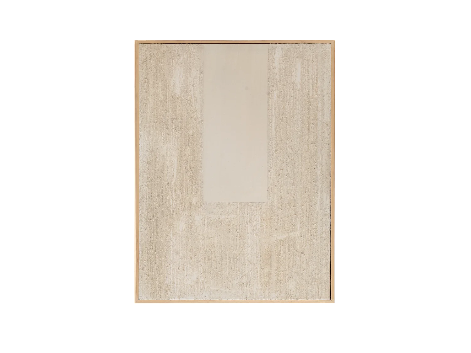 Peinture à l'huile décorative faite à la main cadre blanc 100x150cm - DEVA - DECOWOOD