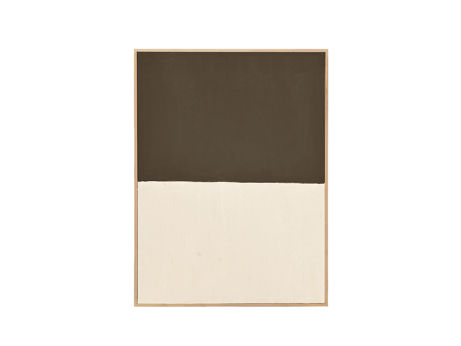 Peinture à l'huile décorative faite à la main cadre noir 80x100cm - MARINA - DECOWOOD