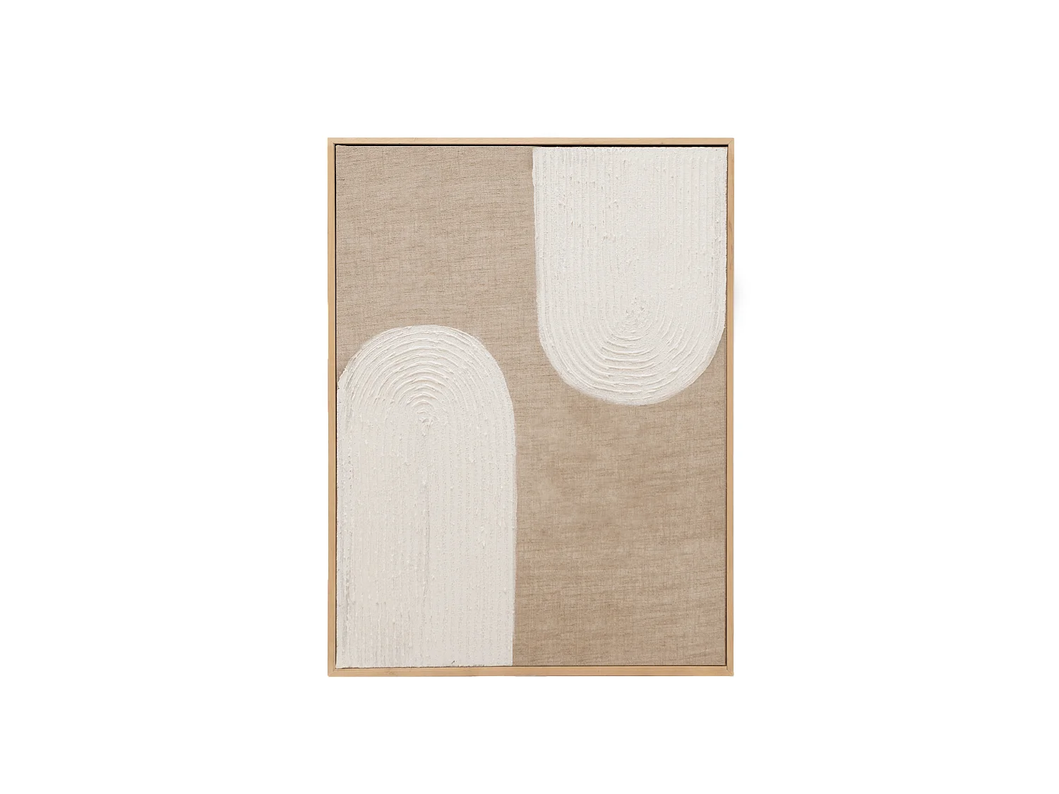 Quadro decorativo di lino fatto a mano senza cornice 60x80cm - NIKI - DECOWOOD