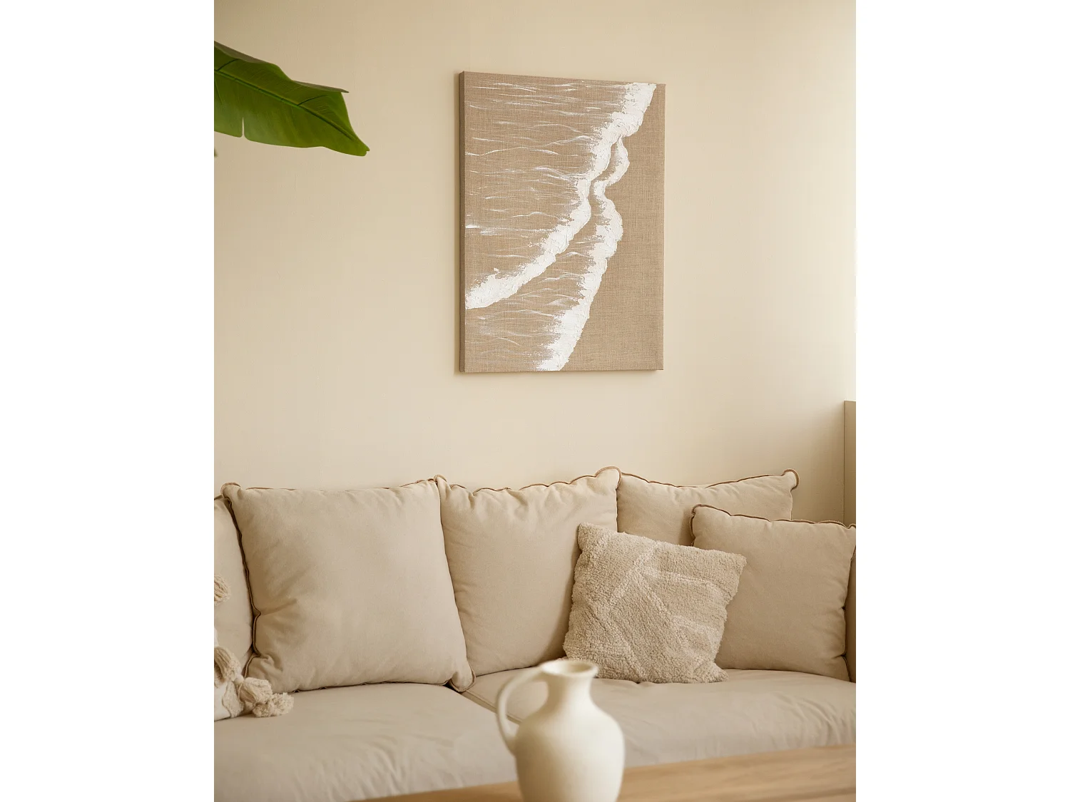 Peinture à l'huile décorative faite à la main sans cadre 60x80cm - ADRIANA - DECOWOOD