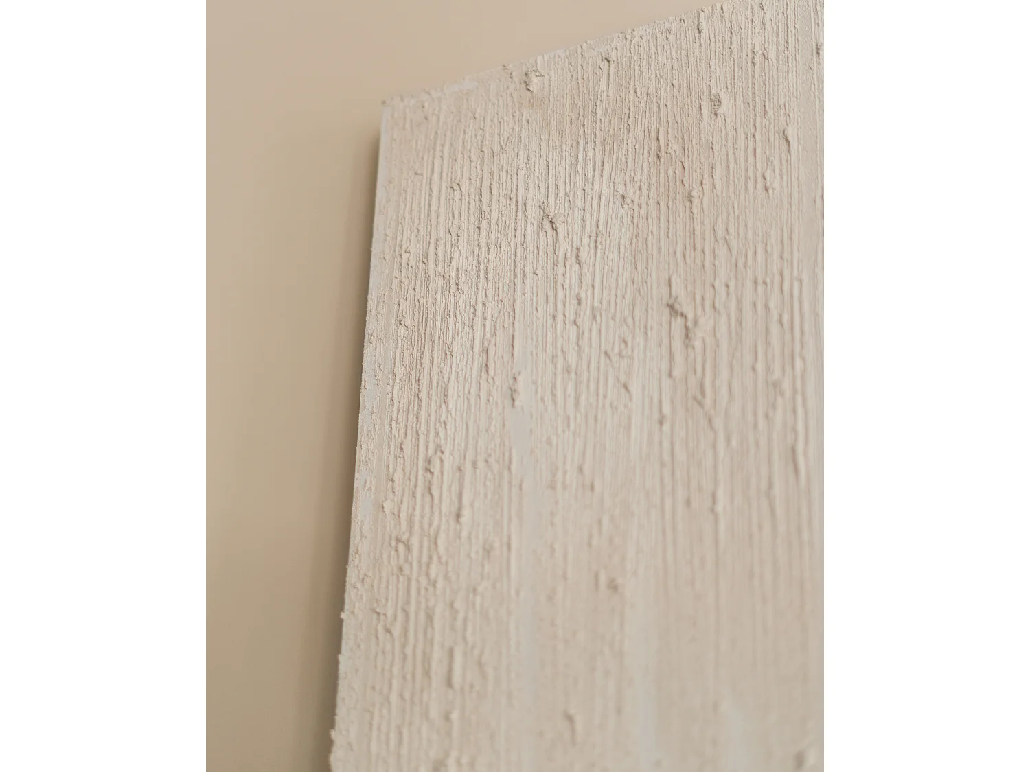 Peinture à l'huile décorative faite à la main cadre blanc 80x100cm - AGNES - DECOWOOD