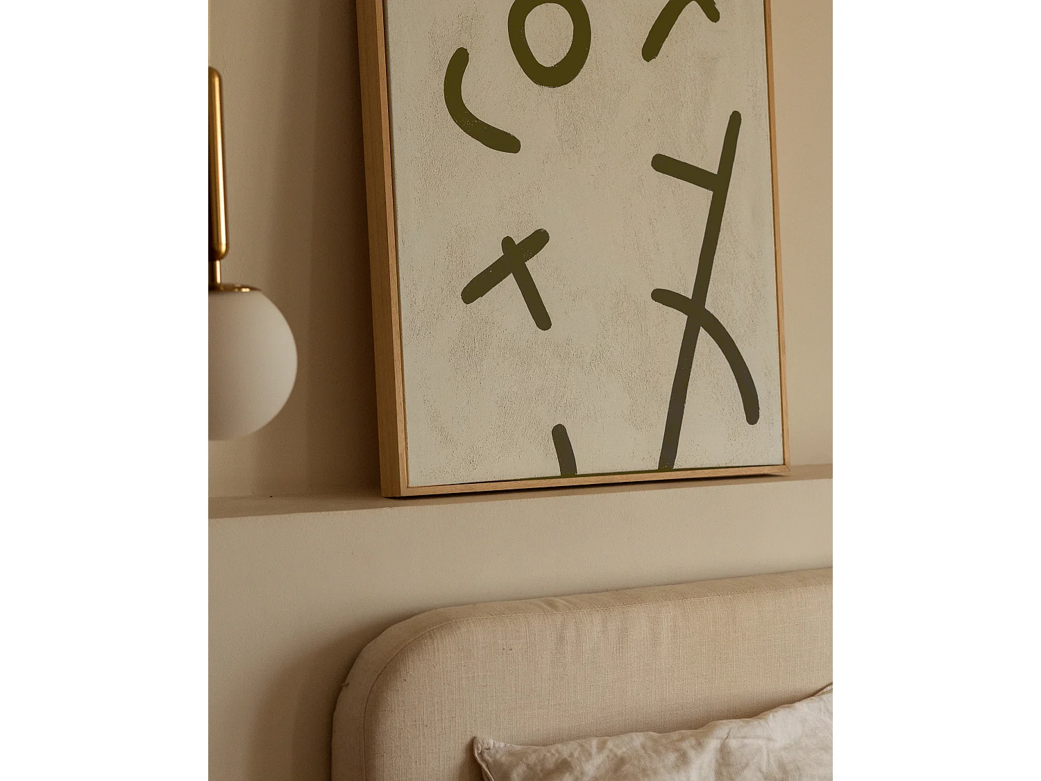 Quadro decorativo di cotone fatto a mano senza cornice 100x150cm - VIRGINIA - DECOWOOD