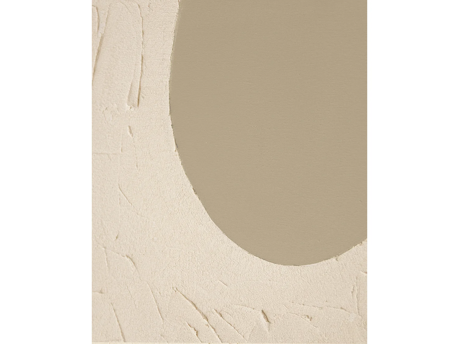 Cuadro decorativo sobre lienzo de algodón con marco de madera marrón claro pintado artesanalmente con pintura al oleo de 100x150cm - VARO - DECOWOOD