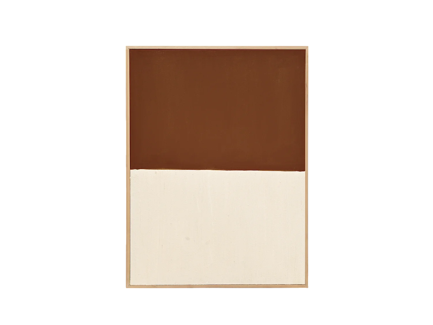 Peinture à l'huile décorative faite à la main cadre noir 80x100cm - MARINA - DECOWOOD