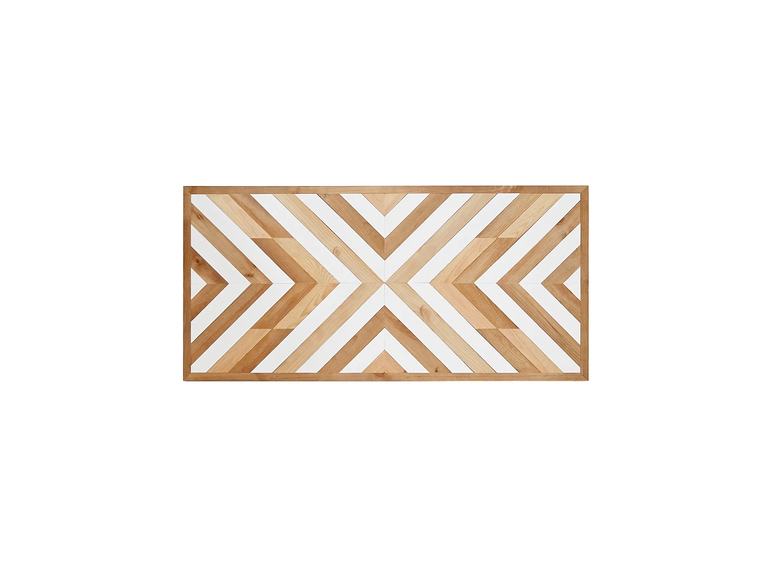 Tête de lit en bois de pin ethnique 165x80cm - ZEN - DECOWOOD