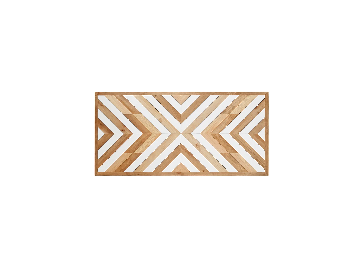 Tête de lit en bois de pin ethnique 165x80cm - ZEN - DECOWOOD