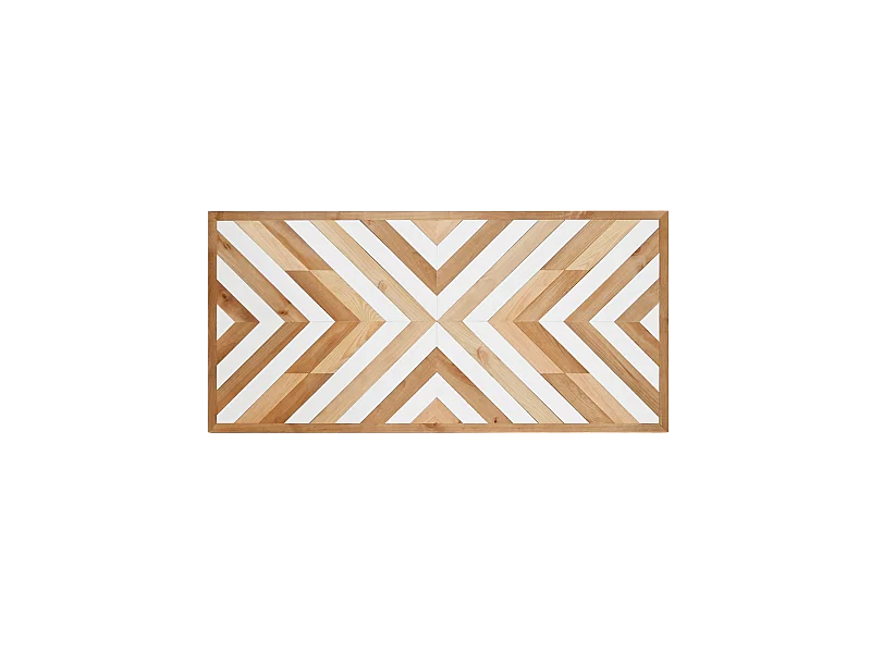 Testata del letto in legno in stile etnico multicolore 165x80cm - ZEN - DECOWOOD