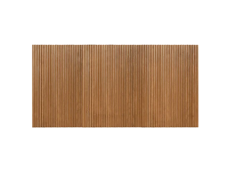Cabecero de cama de madera maciza en tono roble oscuro de 80x60cm - BALI - DECOWOOD