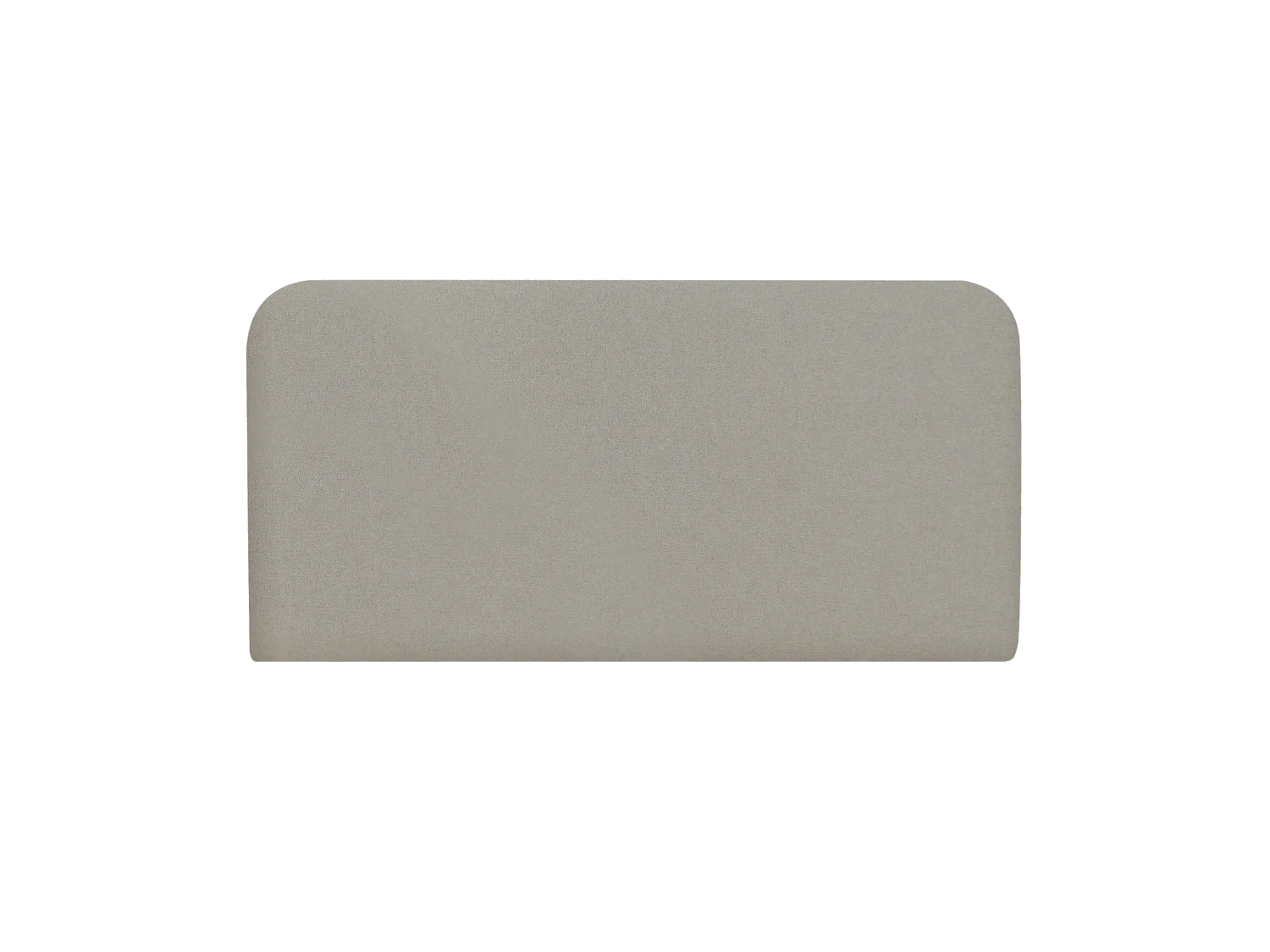 Testiera imbottita in cotone colore grigio de 160x80cm - LENA - DECOWOOD