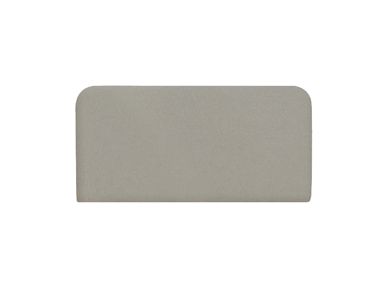 Tête de lit tapissée grise 160x80cm - LENA - DECOWOOD