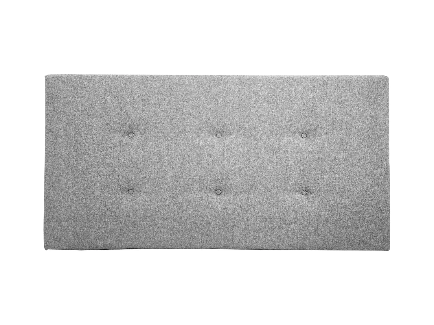 Tête de lit polyester boutons grise 150x80cm - ROC - DECOWOOD