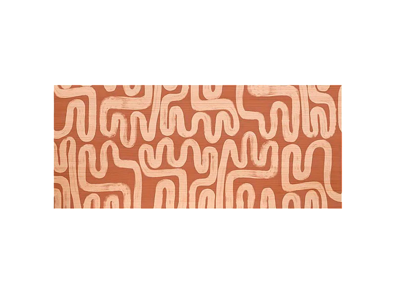 Tête de lit en bois de pin naturelle imprimée 160x80cm - ANDREA - DECOWOOD