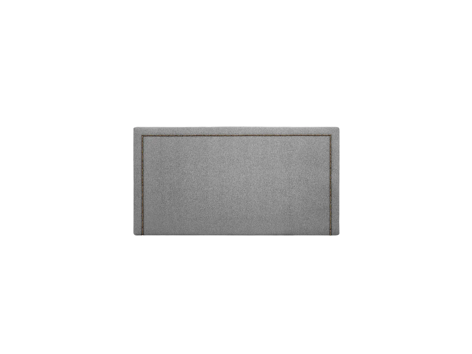 Tête de lit polyester gris 200x80cm - NILS - DECOWOOD