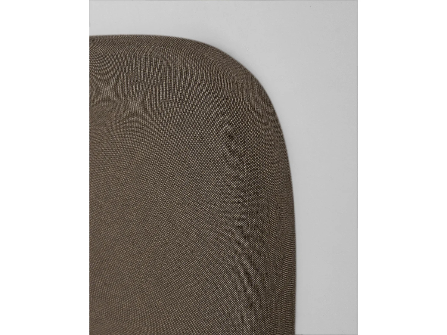 Tête de lit tapissée marron 150x80cm - LENA - DECOWOOD