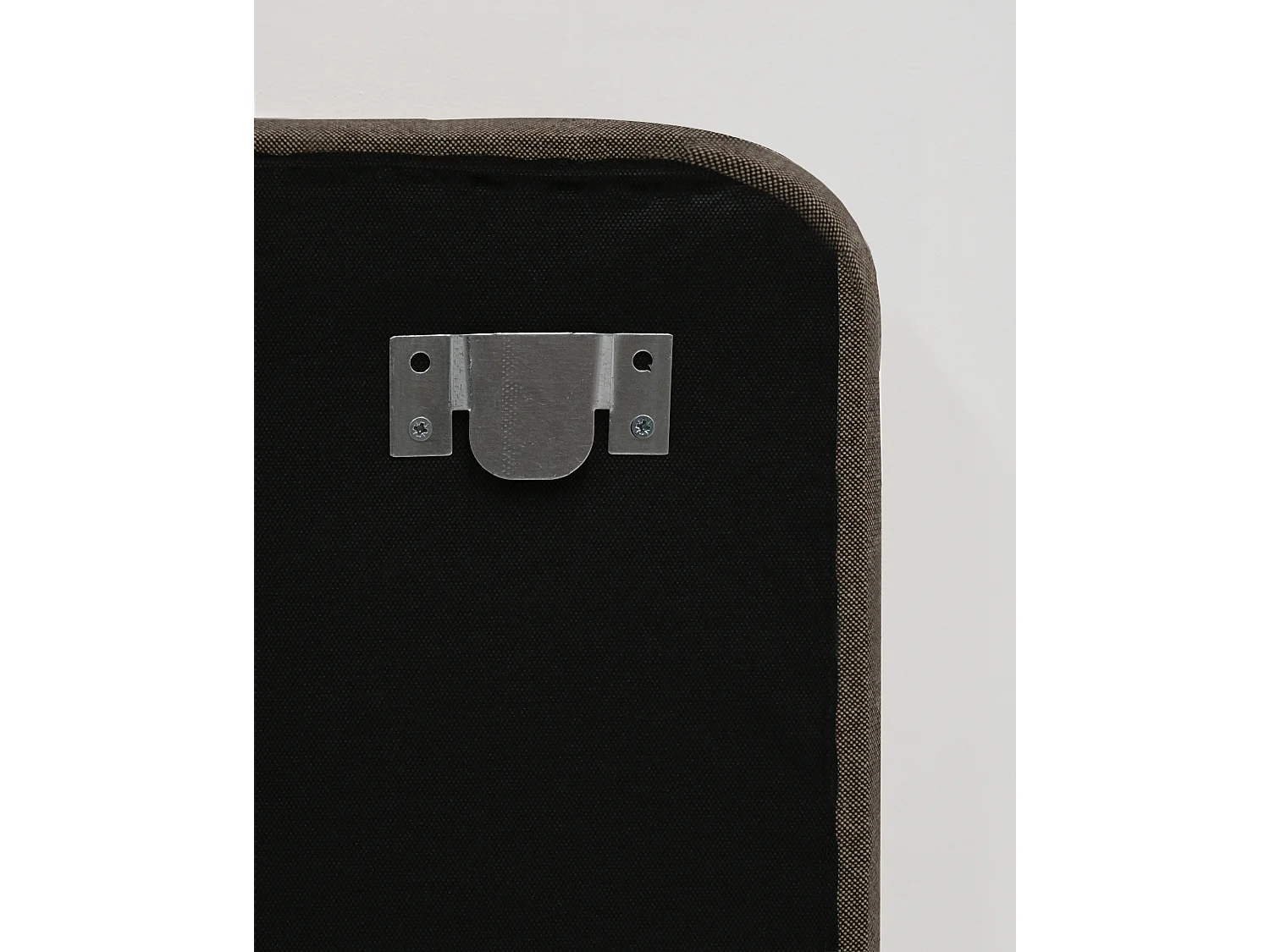 Tête de lit tapissée marron 150x80cm - LENA - DECOWOOD