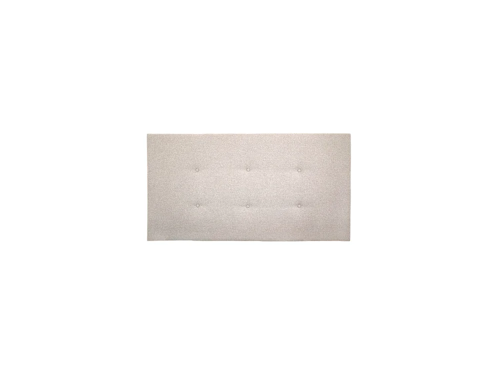Tête de lit polyester boutons beige 150x80cm - ROC - DECOWOOD