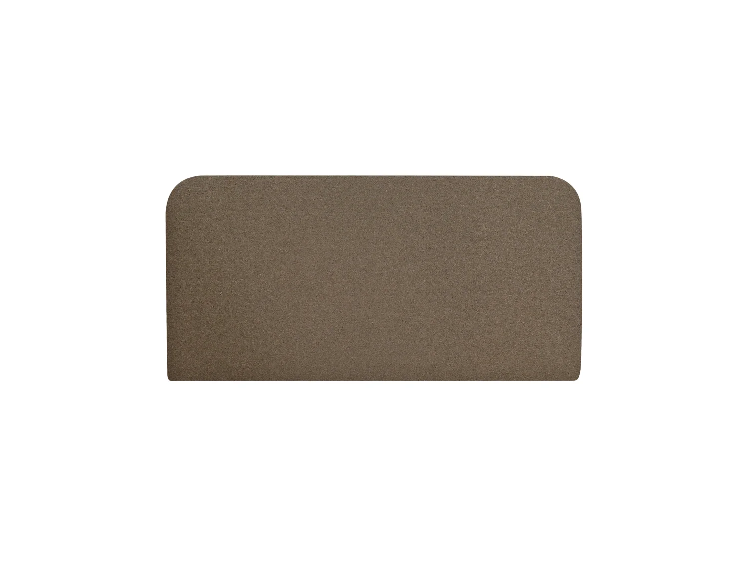 Tête de lit tapissée marron 180x80cm - LENA - DECOWOOD