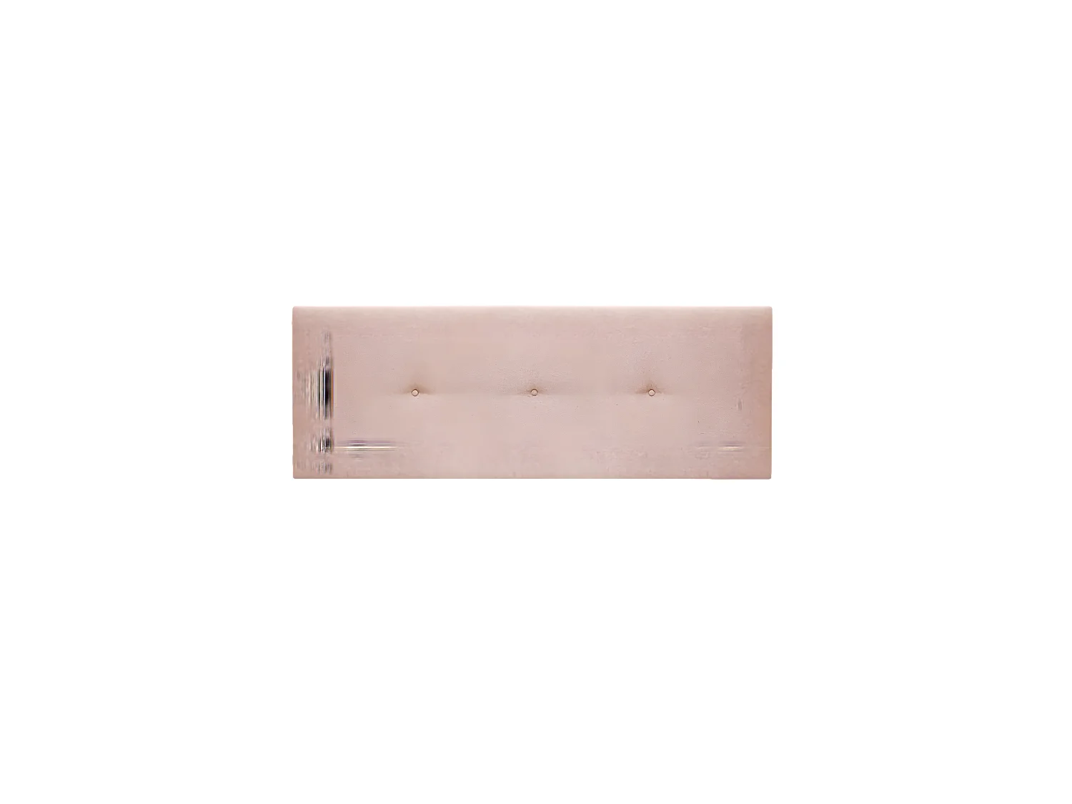 Tête de lit tapissée boutons rose 180x60cm - HOOLA - DECOWOOD