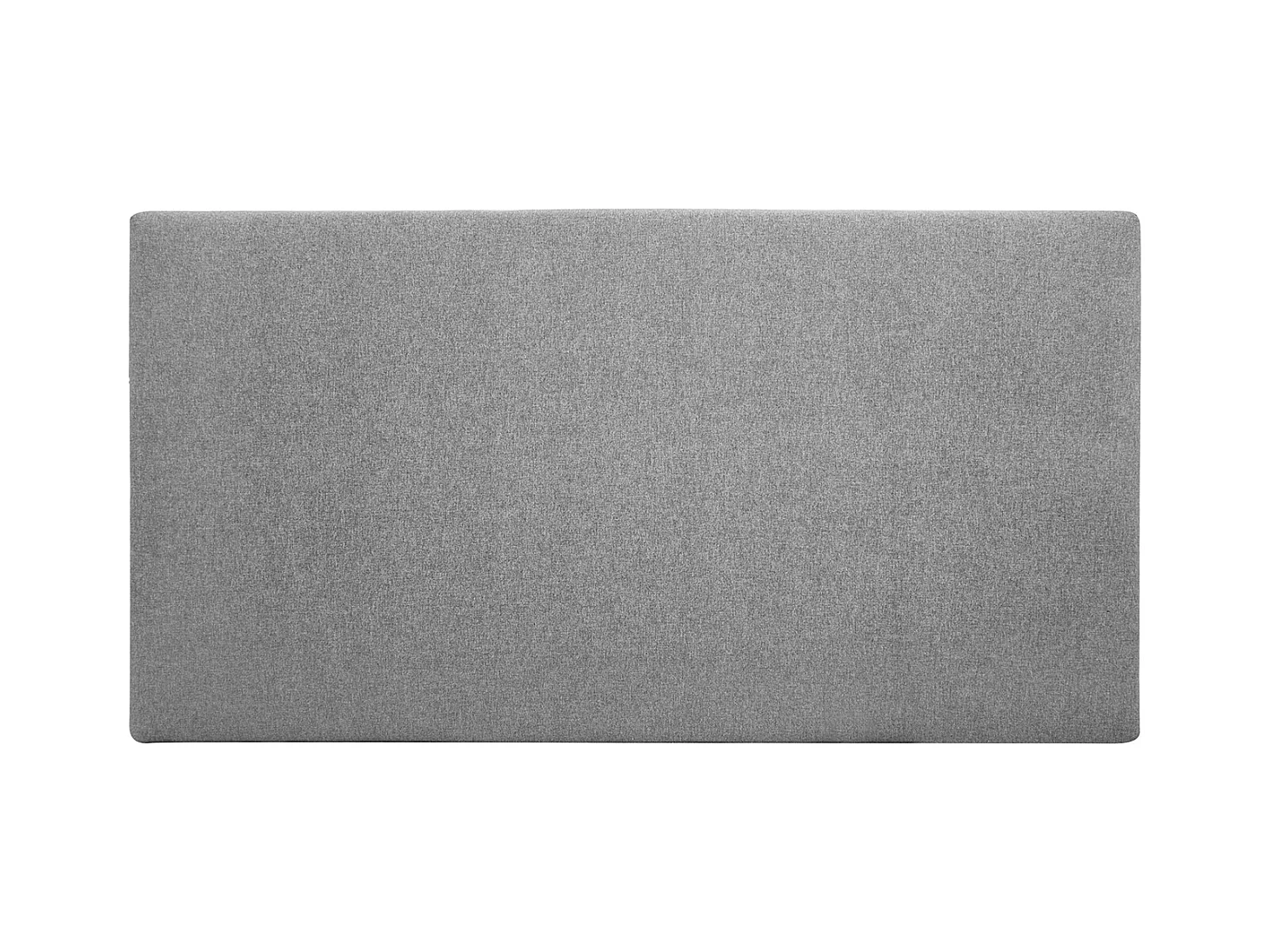 Tête de lit polyester lisse grise 150x80cm - BUDAPEST - DECOWOOD
