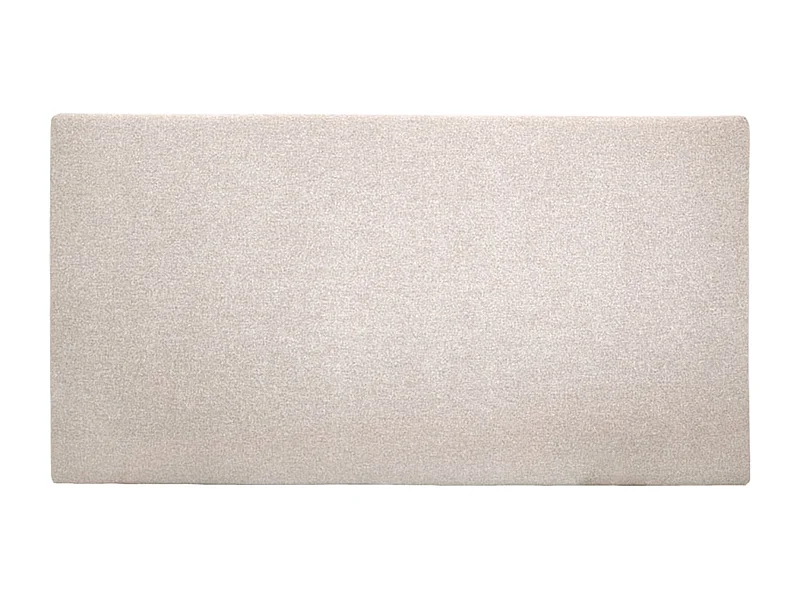 Tête de lit polyester lisse beige 135x80cm - BUDAPEST - DECOWOOD
