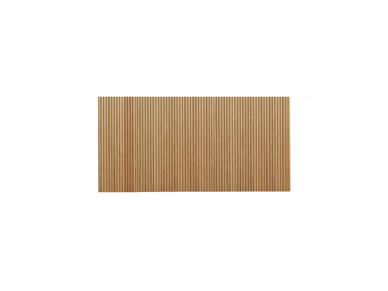 Tête de lit en bois de pin marron 80x60cm - BALI - DECOWOOD