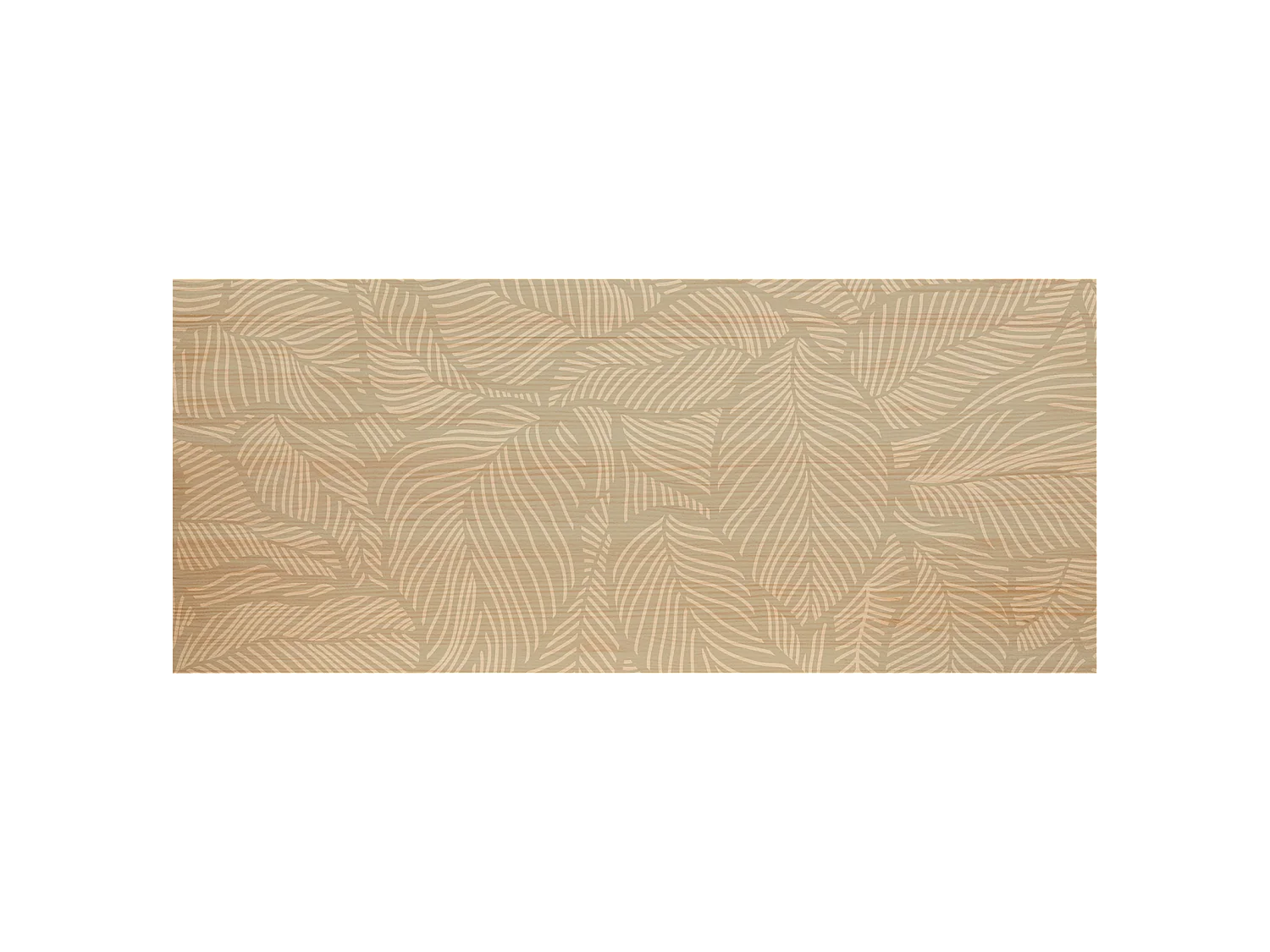 Cabecero de cama de madera natural estampado de 200x80cm - CAMILA - DECOWOOD