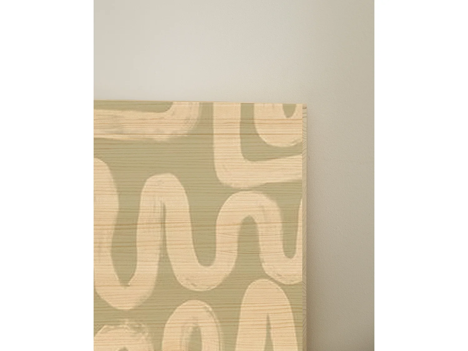 Tête de lit en bois de pin naturelle imprimée 200x80cm - AVA - DECOWOOD