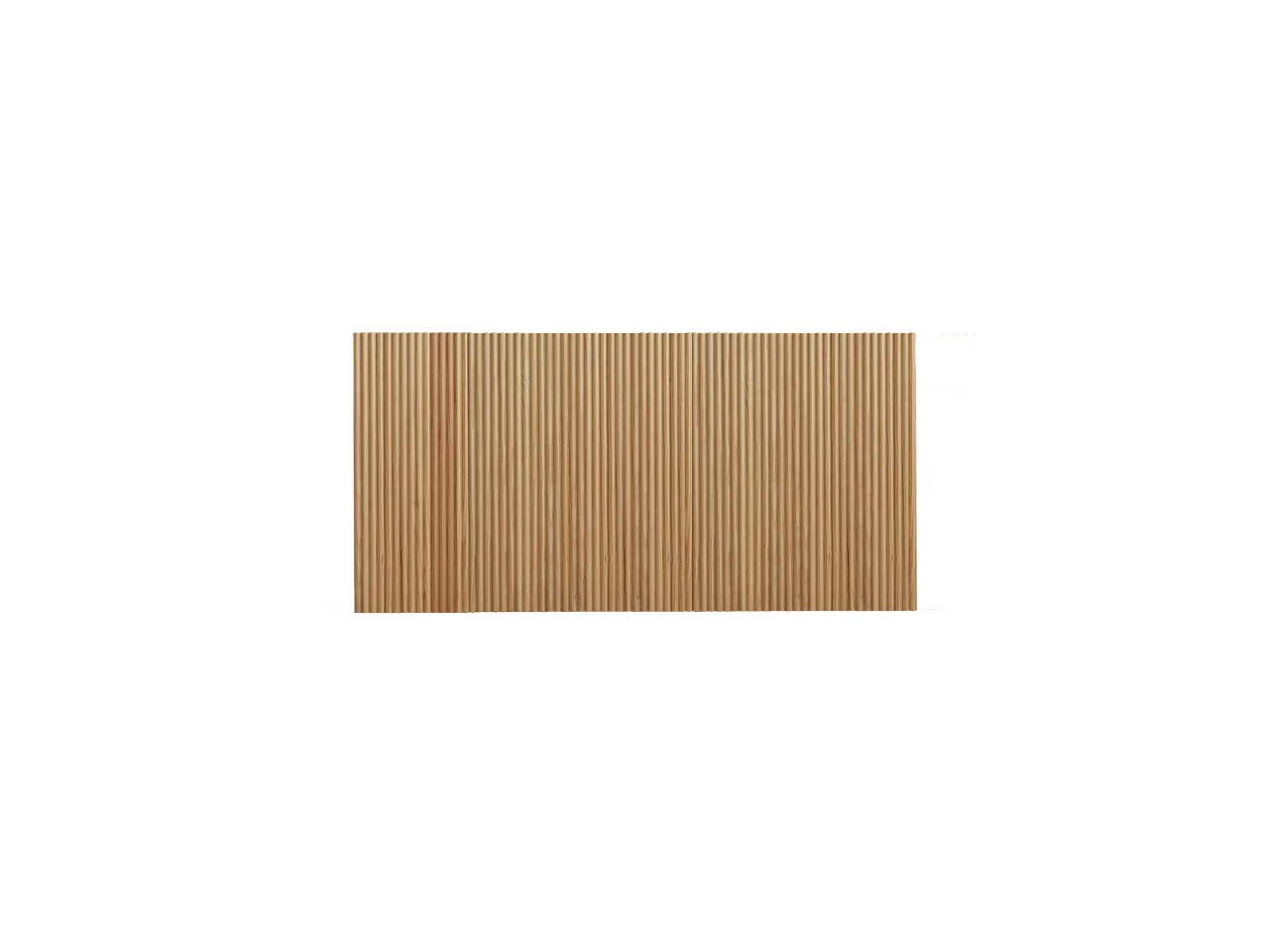 Tête de lit en bois de pin marron 120x60cm - BALI - DECOWOOD