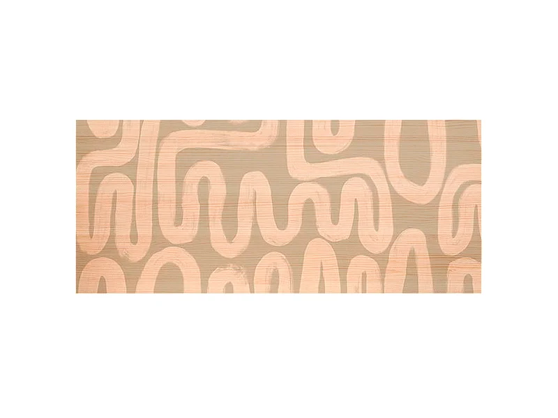 Tête de lit en bois de pin naturelle imprimée 150x80cm - AVA - DECOWOOD