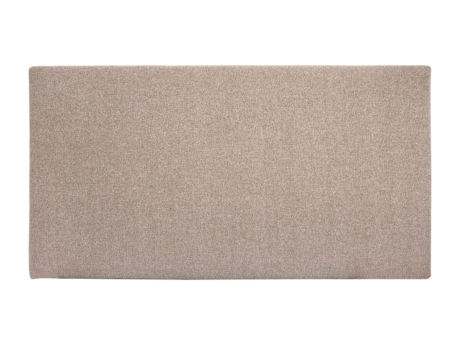 Tête de lit polyester lisse marron 150x80cm - BUDAPEST - DECOWOOD