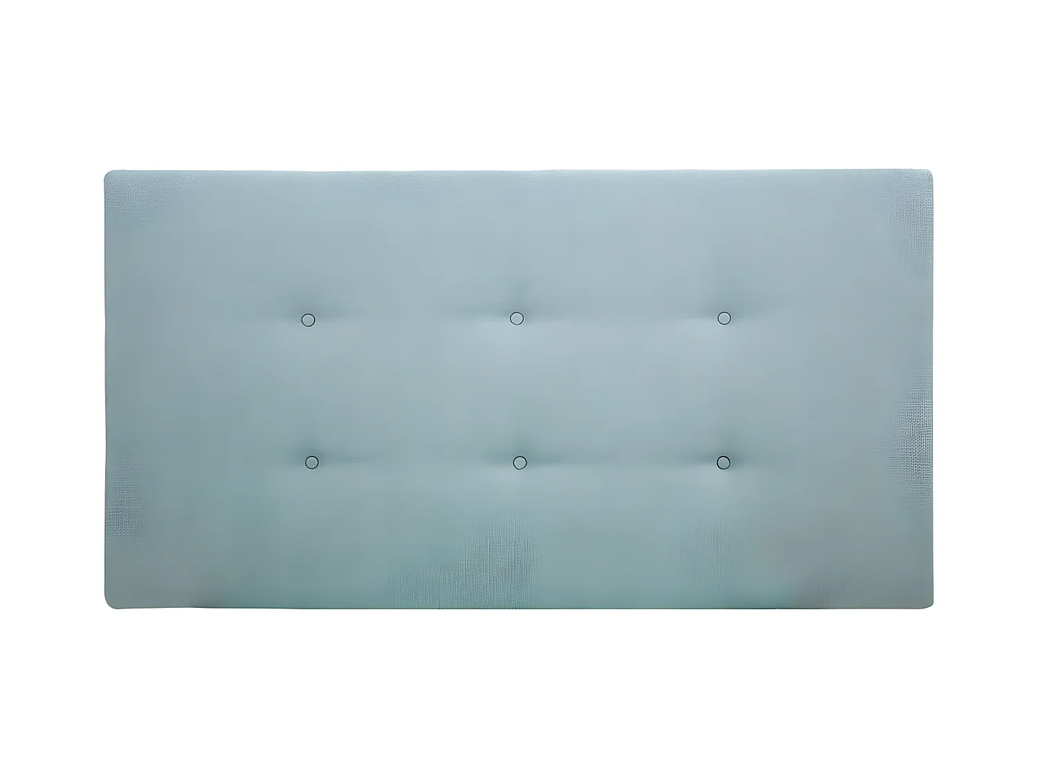 Tête de lit polyester boutons bleu-verte 160x80cm - ROC - DECOWOOD