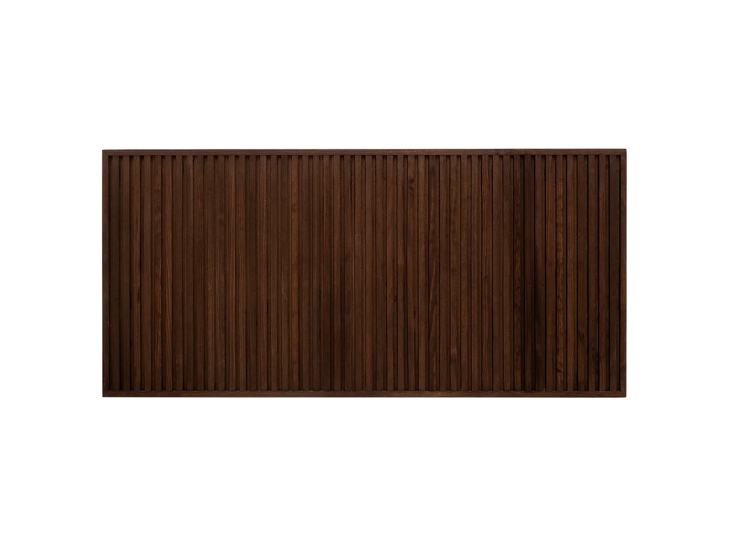 Testiera del letto in legno massello in tono noce 160x80cm - ION - DECOWOOD