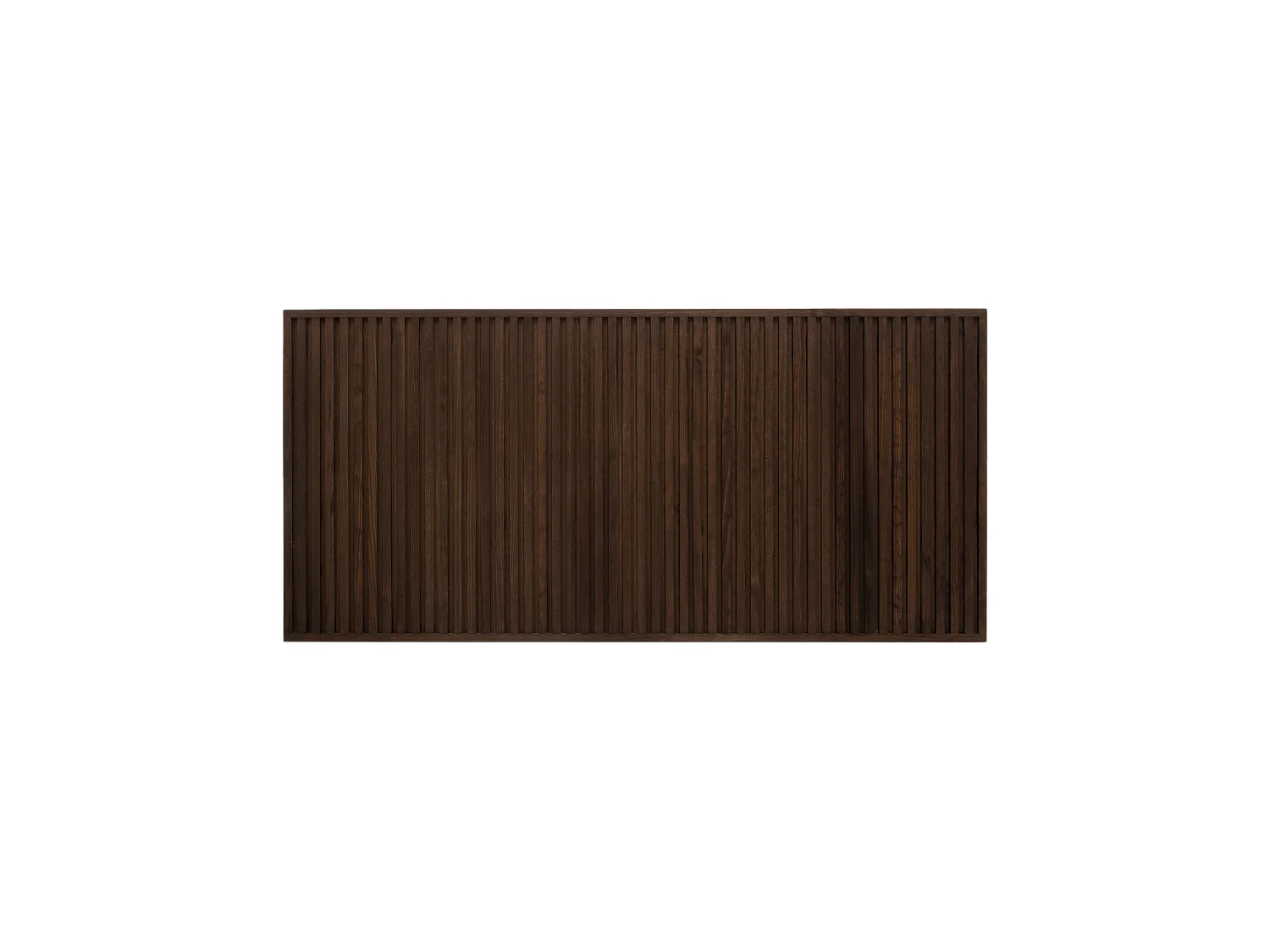 Testiera del letto in legno massello in tono noce 160x80cm - ION - DECOWOOD