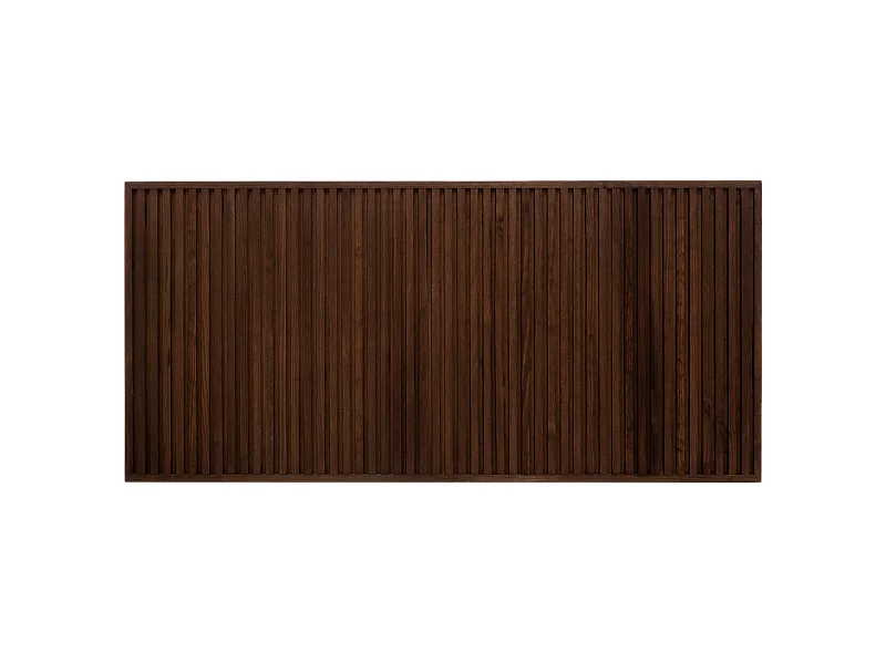 Testiera del letto in legno massello in tono noce 160x80cm - ION - DECOWOOD