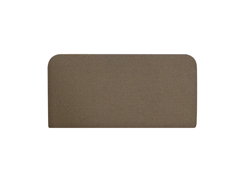 Tête de lit tapissée marron 160x80cm - LENA - DECOWOOD