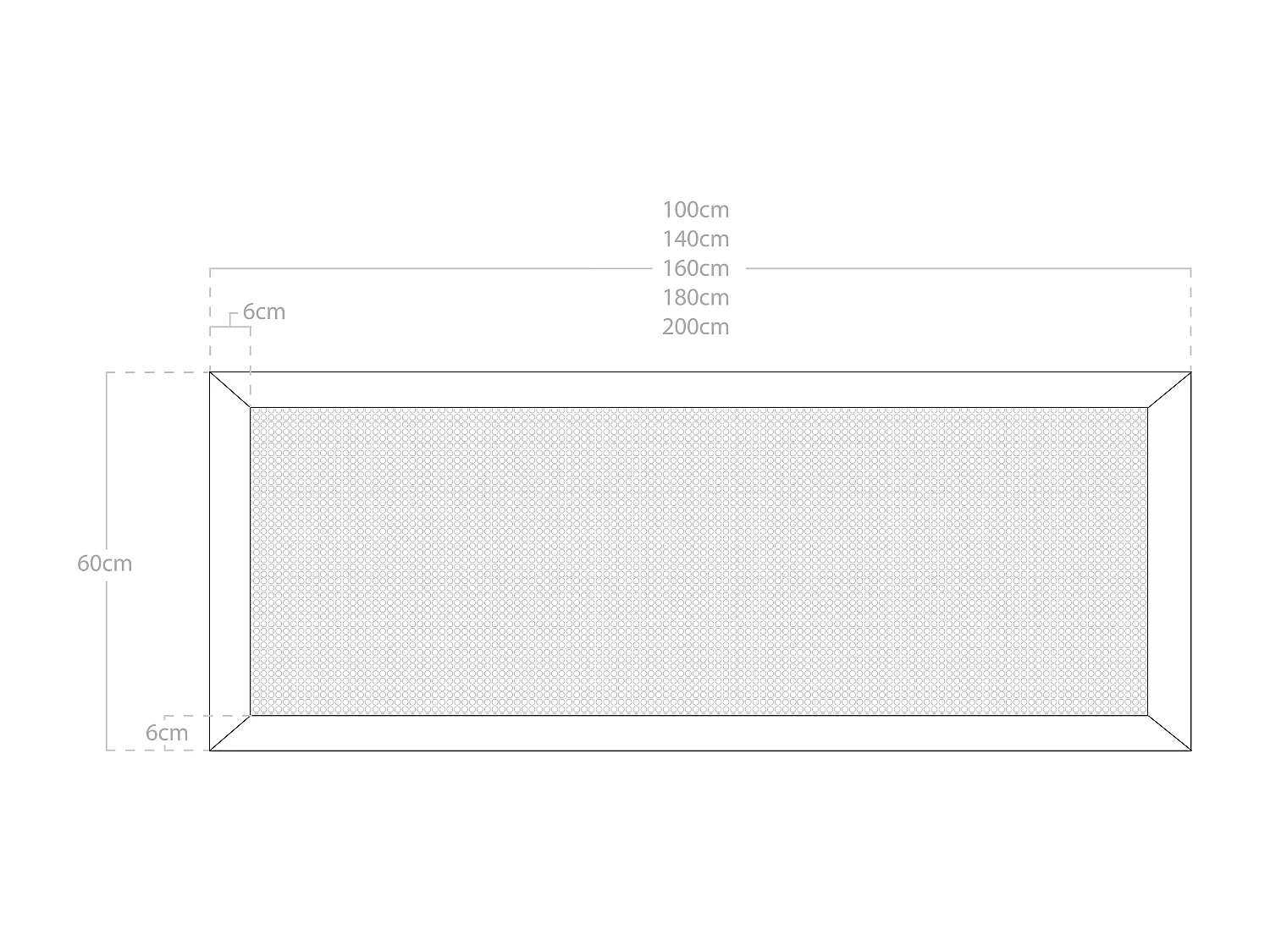 Cabecero de cama de madera maciza y cannage en tono natural de 140x60cm - ELLEN CANNAGE - DECOWOOD