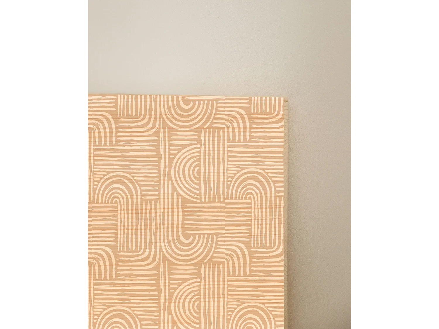 Testata del letto in legno massello stampato 90x80cm - RITA - DECOWOOD