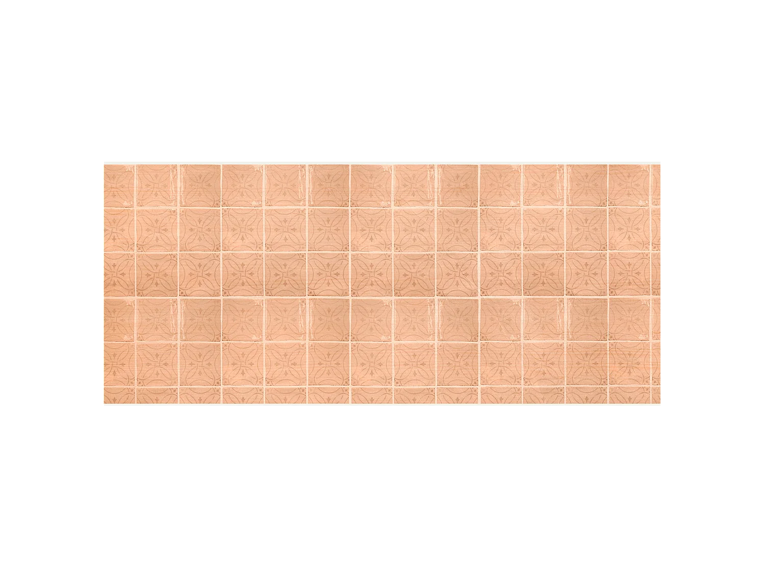 Cabecero de cama de madera natural estampado de 90x80cm - AMELIE - DECOWOOD