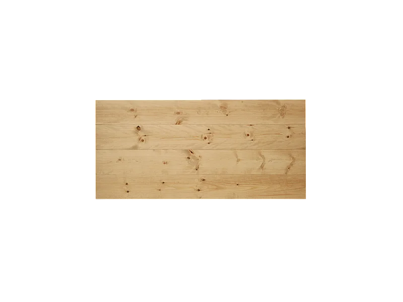 Testata del letto in legno in tono marrone chiaro 80x60cm - FLANDES - DECOWOOD