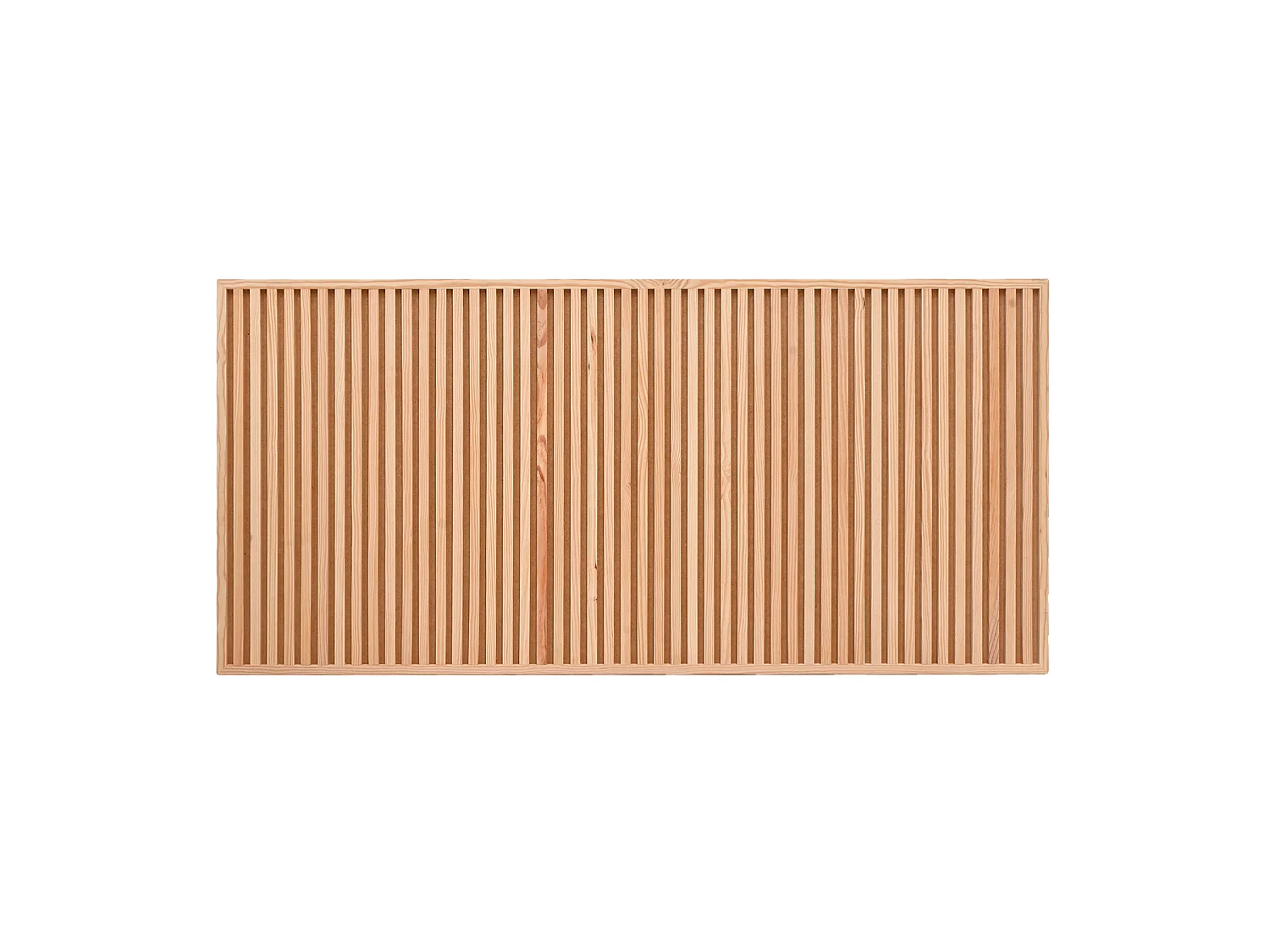 Testiera del letto in legno massello in tono naturale 160x80cm - ION - DECOWOOD