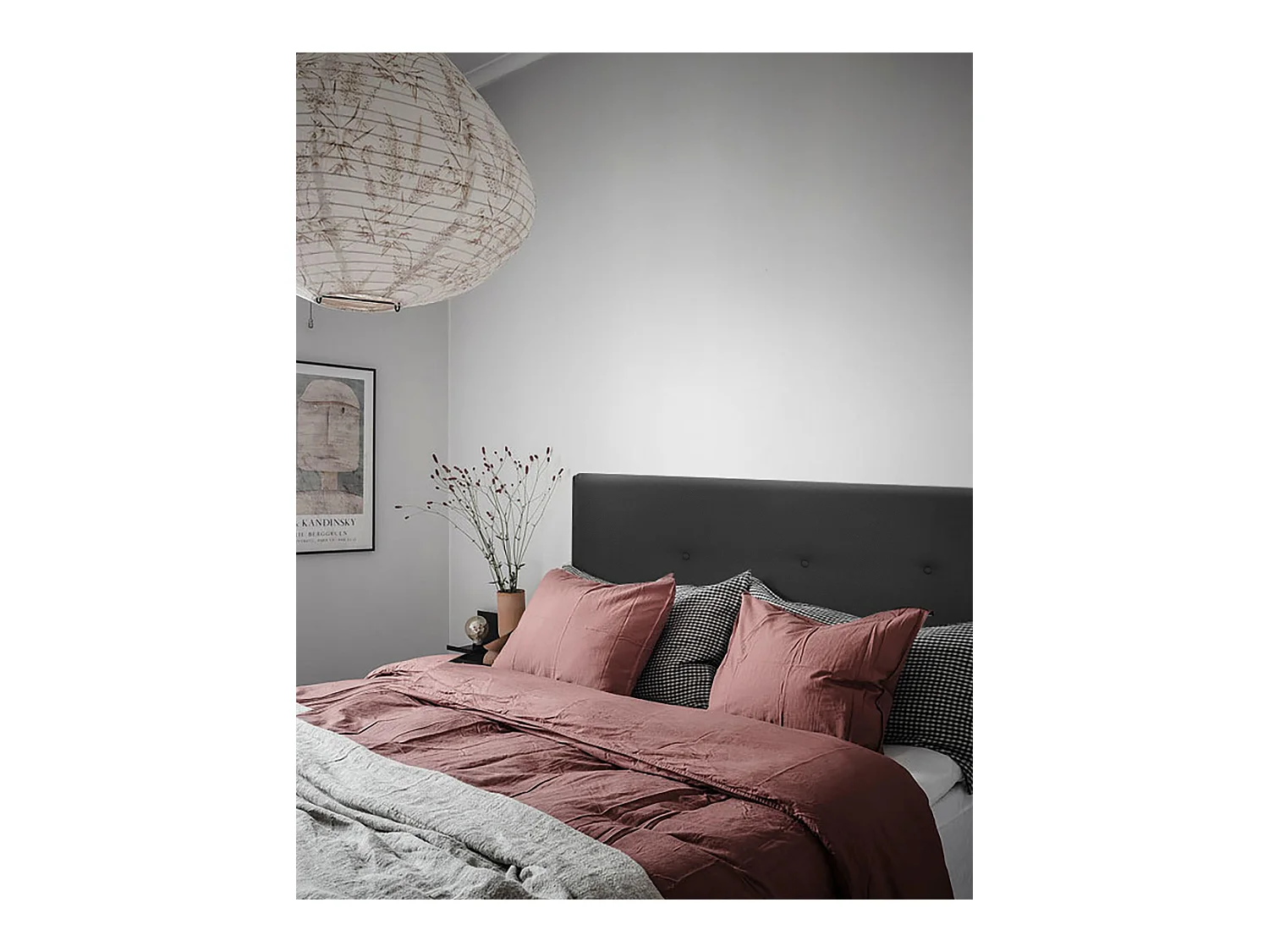 Tête de lit similicuir boutons noir 135x80cm - FLORENCE - DECOWOOD