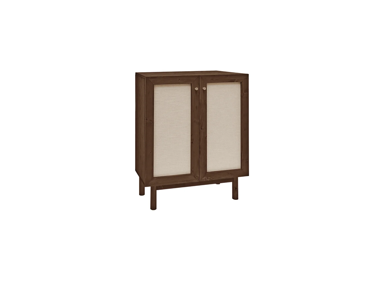 Aparador de madera maciza nogal - LINEN - DECOWOOD