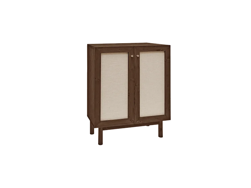 Aparador de madera maciza nogal - LINEN - DECOWOOD