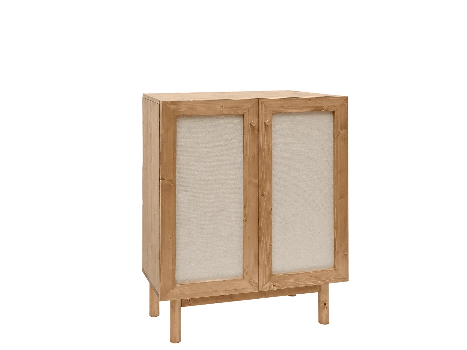 Aparador de madera maciza roble oscuro - LINEN - DECOWOOD