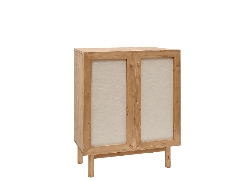 Buffet en bois de sapin vieilli 80x100cm - LINEN - DECOWOOD