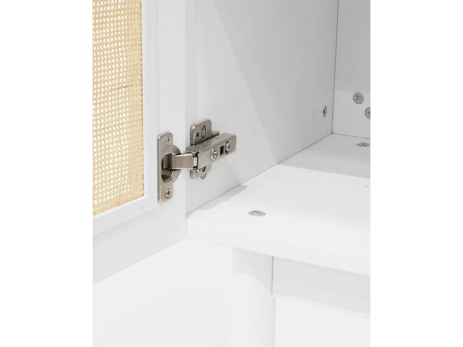 Aparador de madera maciza blanco - FRIDA - DECOWOOD