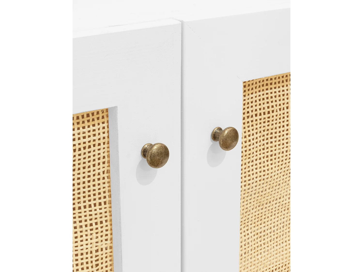 Aparador de madera maciza blanco - FRIDA - DECOWOOD