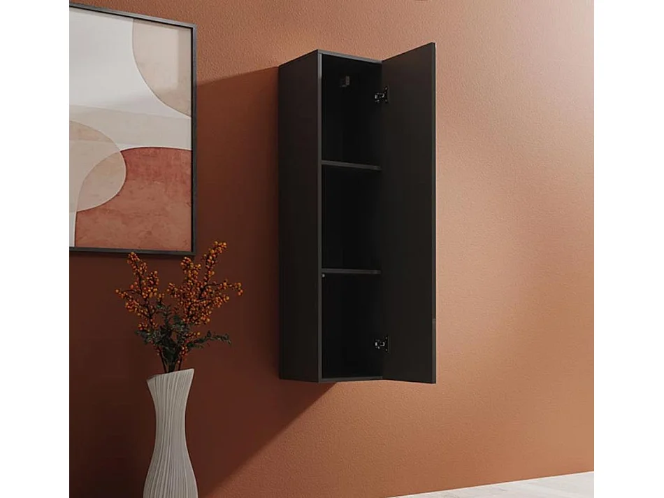 Armario colgante para Salón comedor en Gris 30x30x120cm Berit