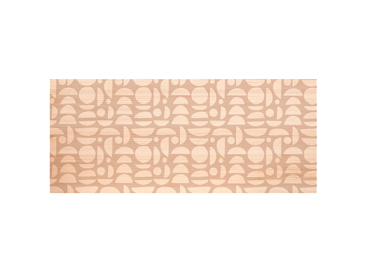 Testata del letto in legno massello stampato 90x80cm - AURORA - DECOWOOD