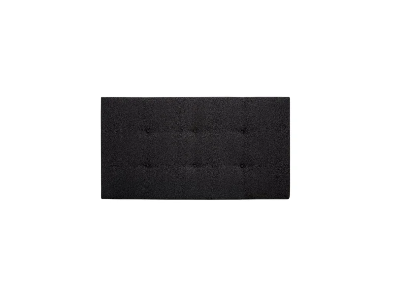 Tête de lit polyester boutons noir 90x80cm - ROC - ROC - DECOWOOD